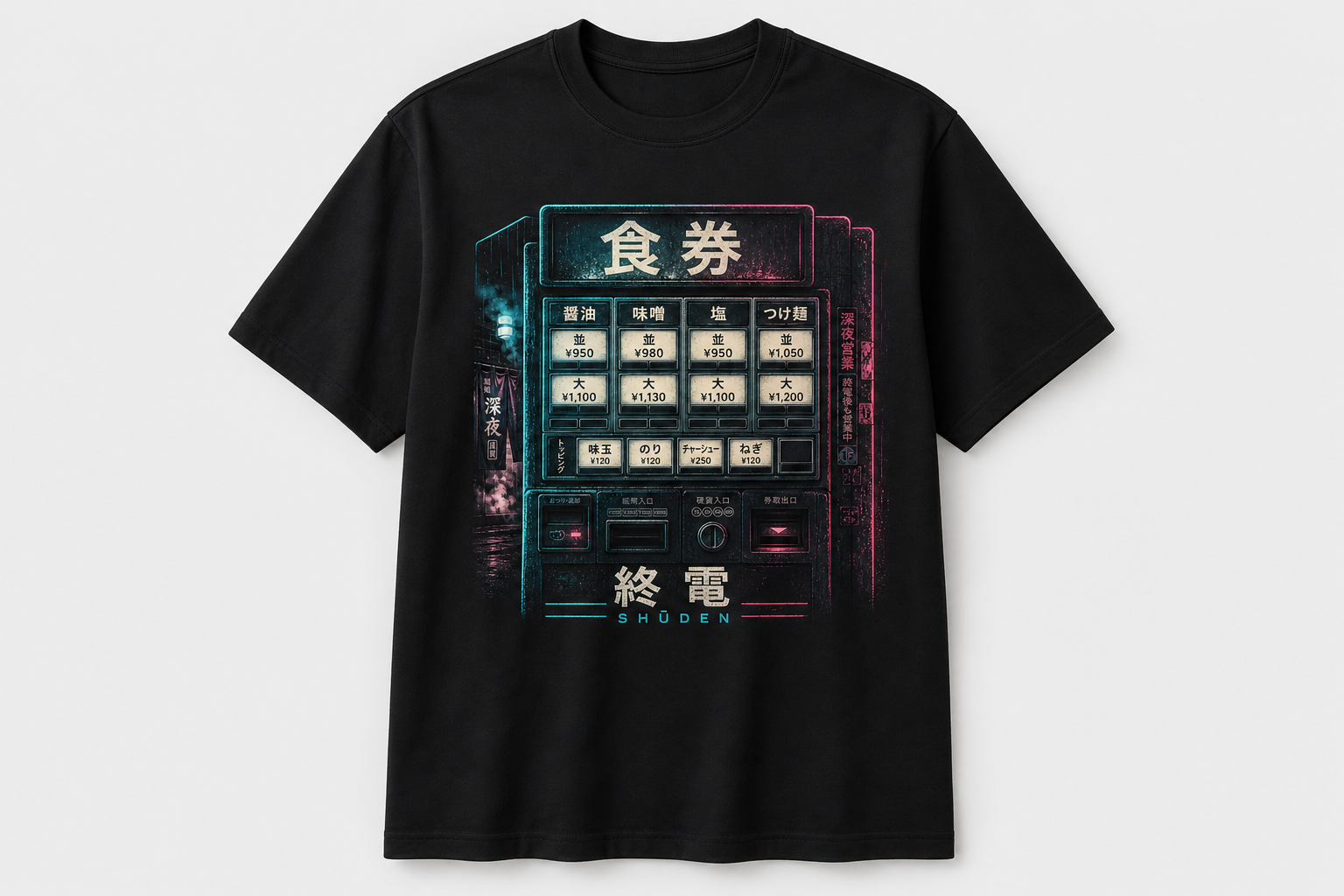 Neon SHUDEN Shokken tee, studio