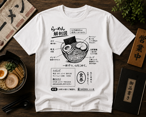 Ramen Anatomy Tee