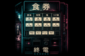 SHUDEN 食券 ticket machine print